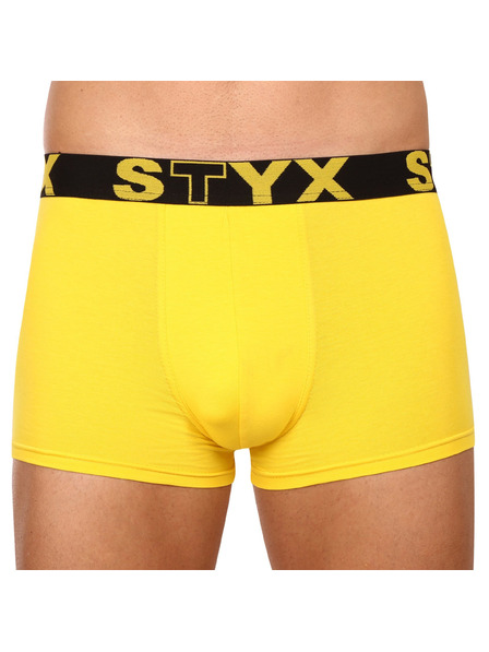 Styx Мъжки боксерки Styx спортна гума жълти