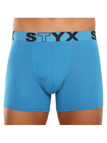 Styx Мъжки боксерки Styx long спортна гума светлосини