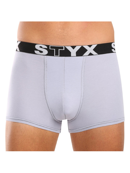Styx Мъжки боксерки Styx спортна гума светлосиви