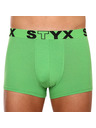 Styx Мъжки боксерки Styx спортни еластични зелени
