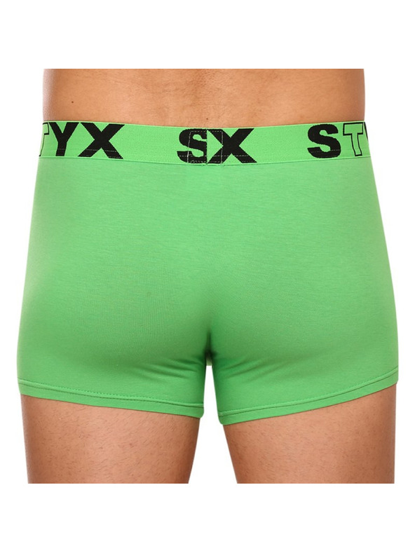Styx Мъжки боксерки Styx спортни еластични зелени