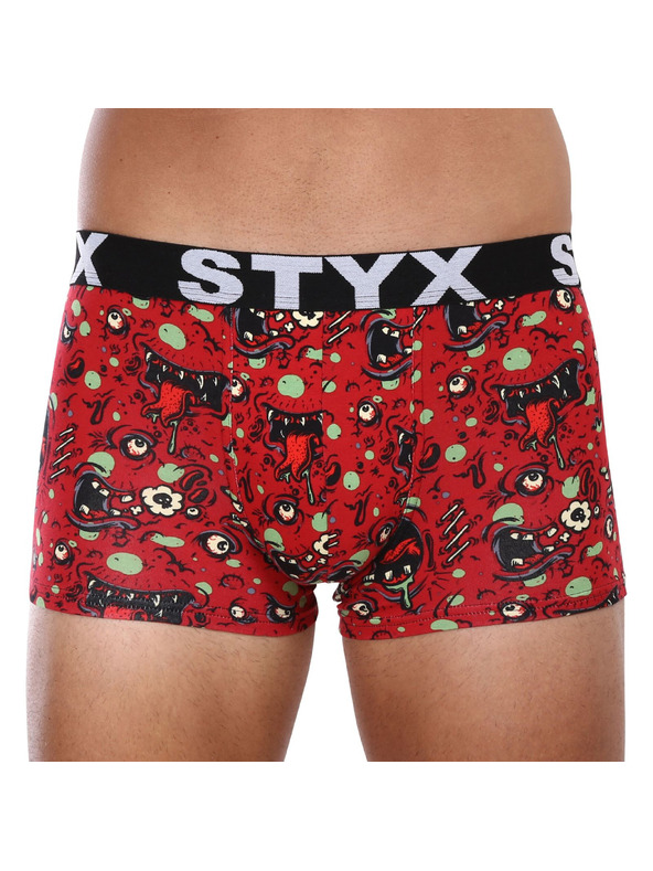 Styx Мъжки боксерки Styx art спортна еластична лента zombie
