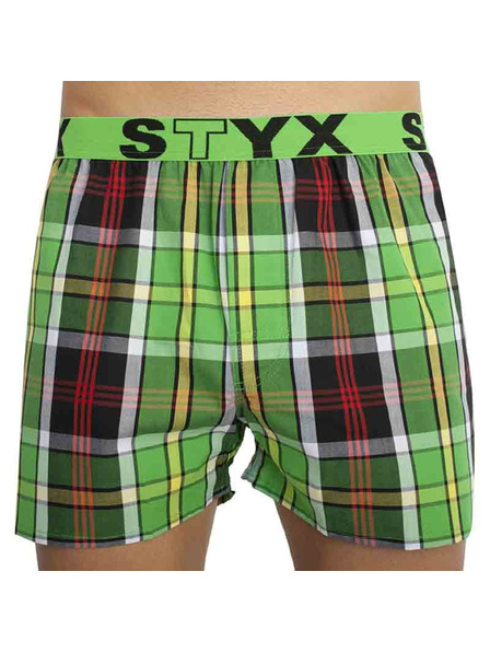 Styx Мъжки спортни гумени шорти Styx многоцветни