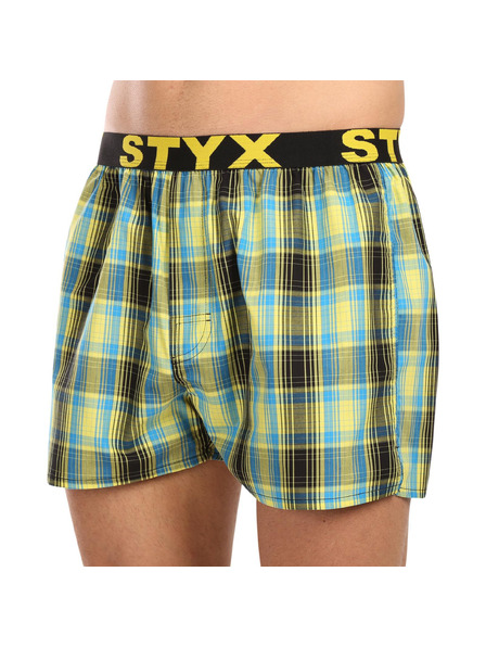 Styx Мъжки спортни гумени шорти Styx многоцветни