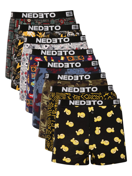 Nedeto Набор от осем - мъжки боксерки Nedeto многоцветни
