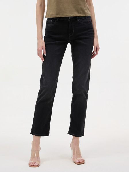Orsay Тъмносиви дамски дънки straight fit ORSAY
