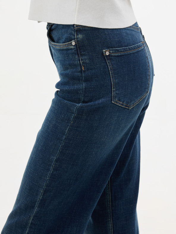 Orsay Тъмносини дамски дънки wide leg ORSAY
