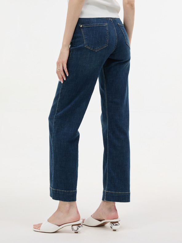 Orsay Тъмносини дамски дънки wide leg ORSAY