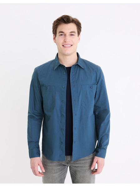 Celio Тъмносиня мъжка риза Celio Gagusti2