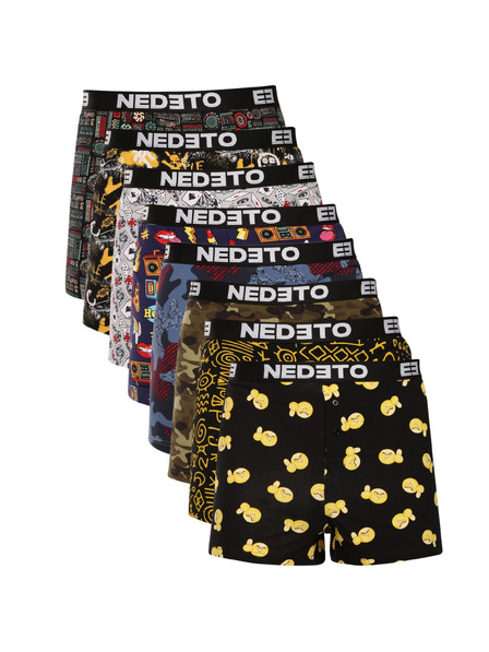 Nedeto Набор от осем - мъжки боксерки Nedeto многоцветни