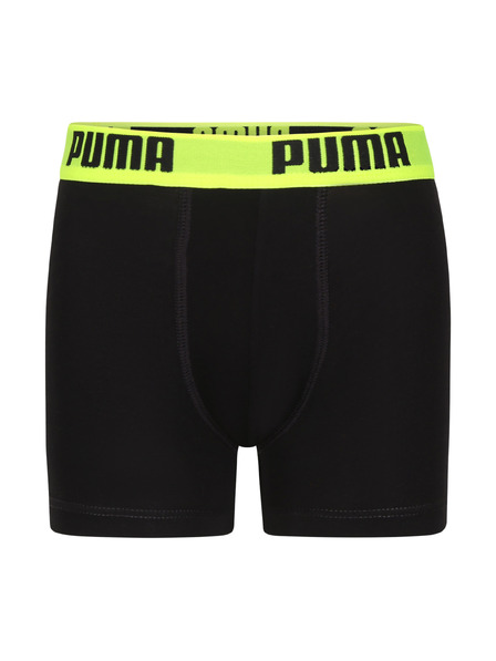 Puma Комплект от четири - момчешки боксерки Puma черни
