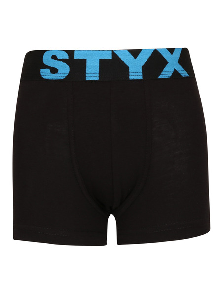 Styx Детски боксерки Styx спортна гума черни