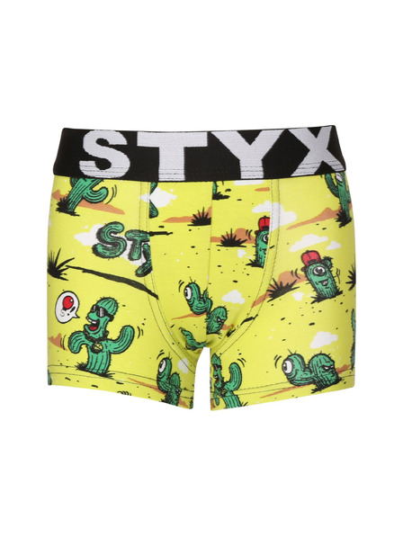 Styx Детски боксерки Styx art спортна гума кактуси
