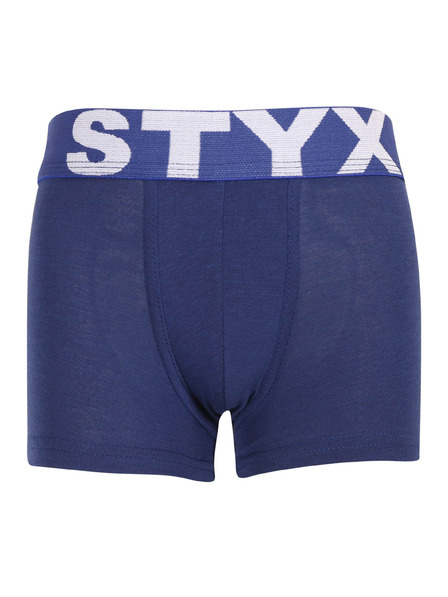 Styx Детски боксерки Styx спортна гума тъмно сини