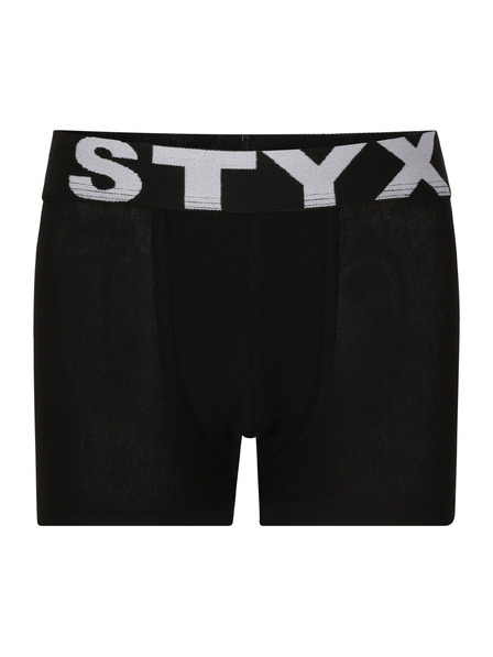 Styx Детски боксерки Styx спортна гума черни