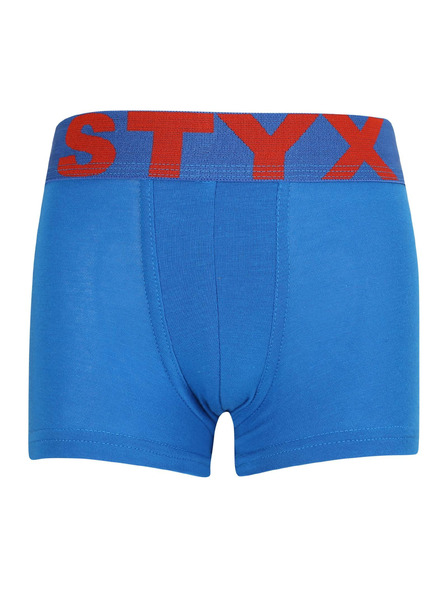 Styx Детски боксерки Styx спортен еластик сини