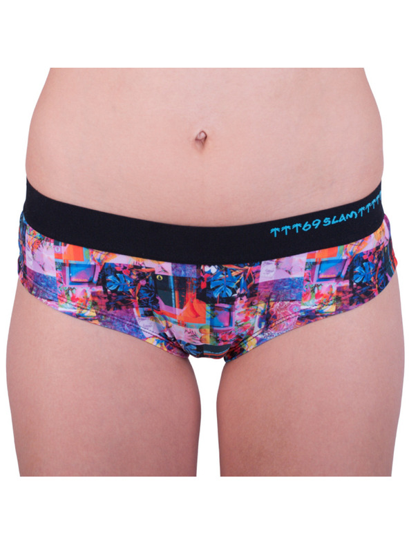 69slam Дамски бикини 69SLAM boxer tropical glitch