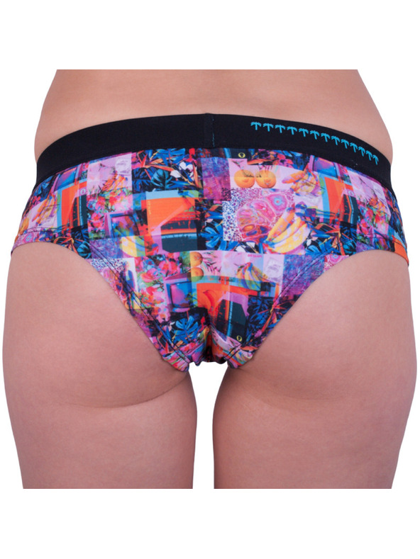 69slam Дамски бикини 69SLAM boxer tropical glitch