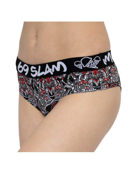 69slam Дамски бикини 69SLAM boxer bamboo totem mask