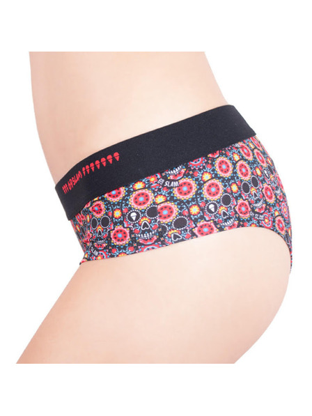 69slam Дамски бикини 69SLAM boxer flower skull