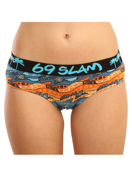 69slam Дамски бикини 69SLAM bamboo ocean lines
