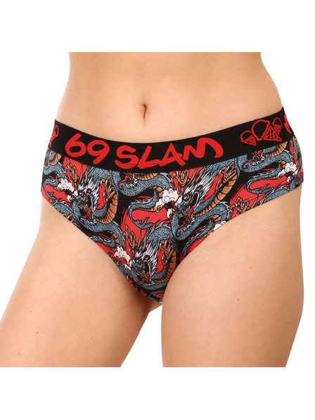 69slam Дамски бикини 69SLAM moon dragon red