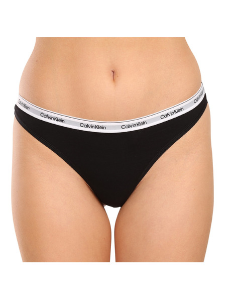 Calvin Klein Комплект от три - дамски танга Calvin Klein черни