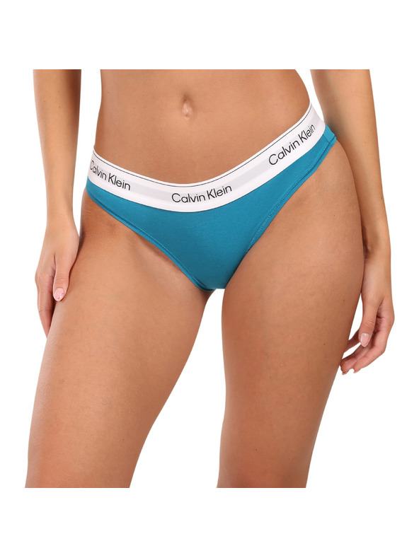 Calvin Klein Дамски бикини бразилки Calvin Klein сини