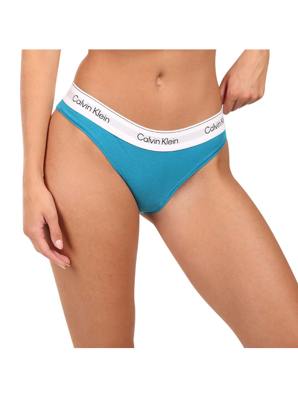 Calvin Klein Дамски бикини бразилки Calvin Klein сини