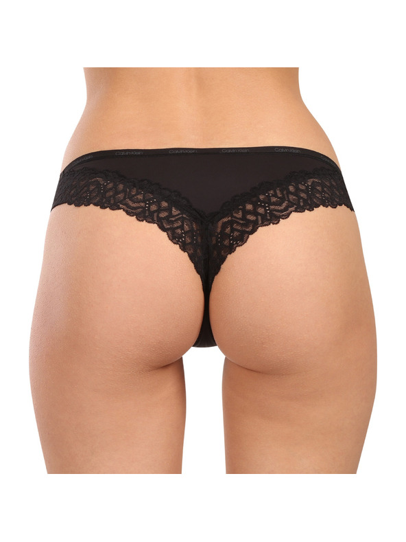 Calvin Klein Дамски бикини бразилки Calvin Klein черни