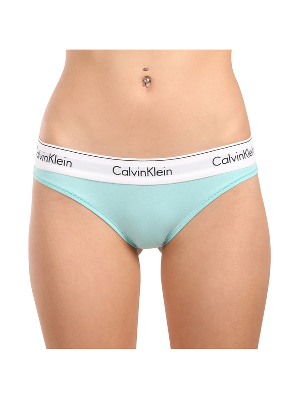 Calvin Klein Дамски бикини Calvin Klein зелени