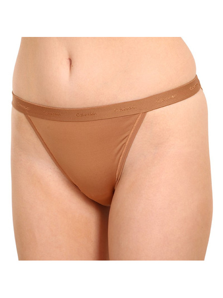 Calvin Klein Дамски бикини Calvin Klein кафяви