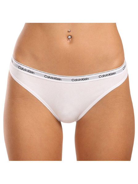 Calvin Klein Комплект от три - дамски бикини Calvin Klein бели