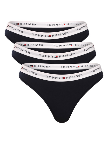 Tommy Hilfiger Комплект от три - дамски танга Tommy Hilfiger черна