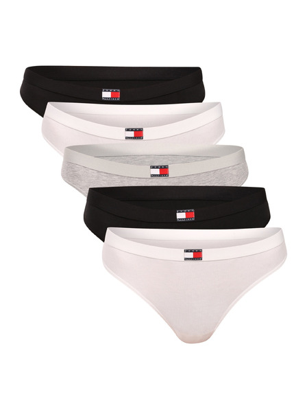 Tommy Hilfiger Комплект от пет - дамска танга Tommy Hilfiger многоцветна