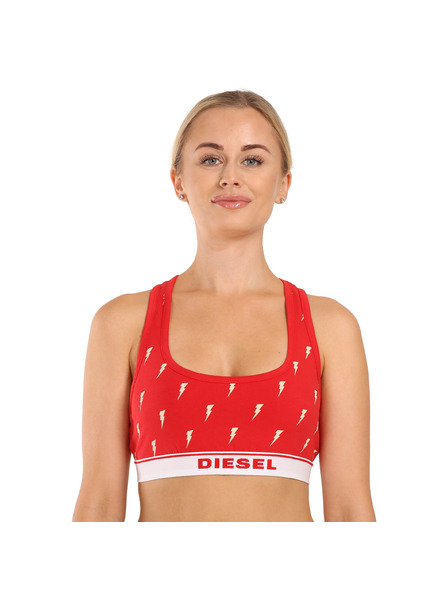 Diesel Дамски бюстгалтер Diesel червен