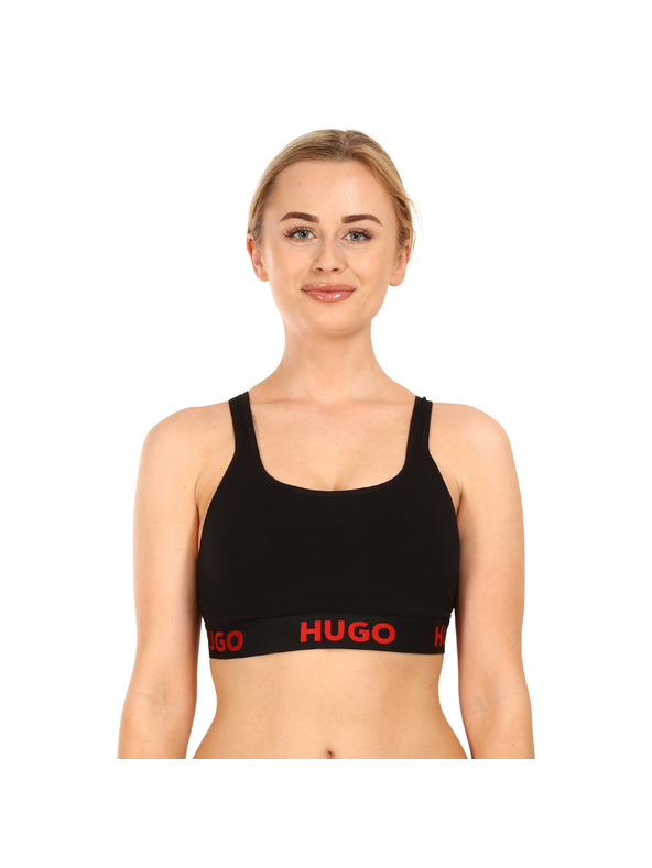 HUGO Дамски бюстгалтер HUGO черен