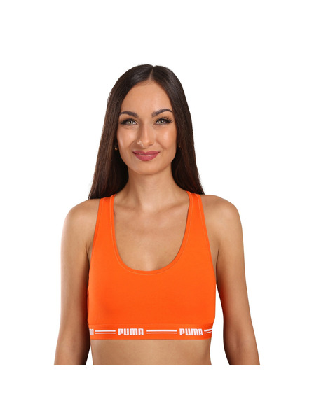 Puma Дамски спортен сутиен Puma оранжев