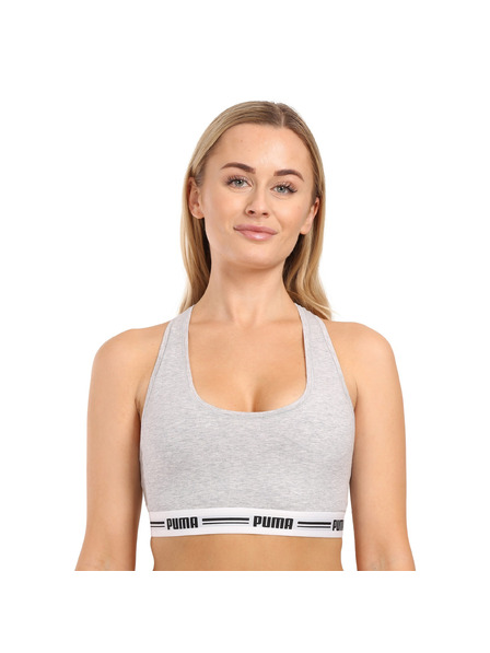 Puma Дамски спортен сутиен Puma сив