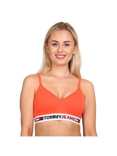 Tommy Hilfiger Дамски сутиен Tommy Hilfiger подпрепилен оранжев
