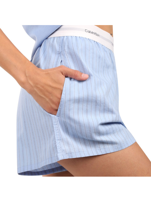Calvin Klein Дамска пижама Calvin Klein синя