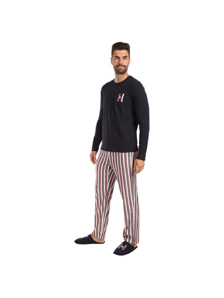 Tommy Hilfiger Мъжка пижама Tommy Hilfiger с пантофи многоцветна в подаръчна опаковка
