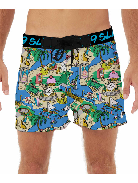 69slam Мъжки плувни шорти 69SLAM BALI