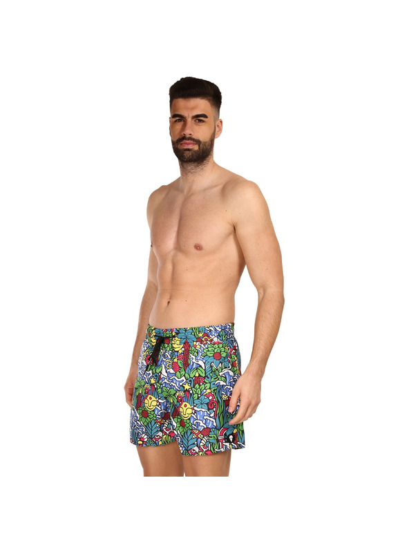 69slam Мъжки бански 69SLAM tropicamazon samoa