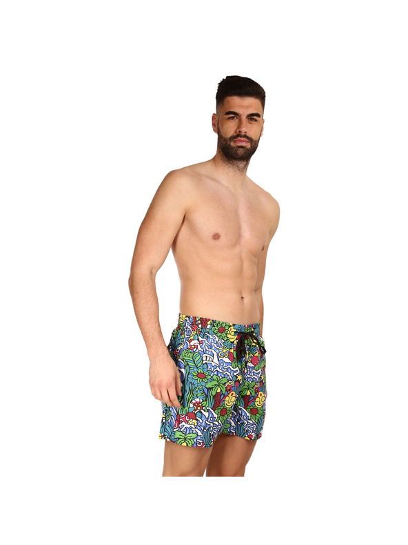 69slam Мъжки бански 69SLAM tropicamazon samoa