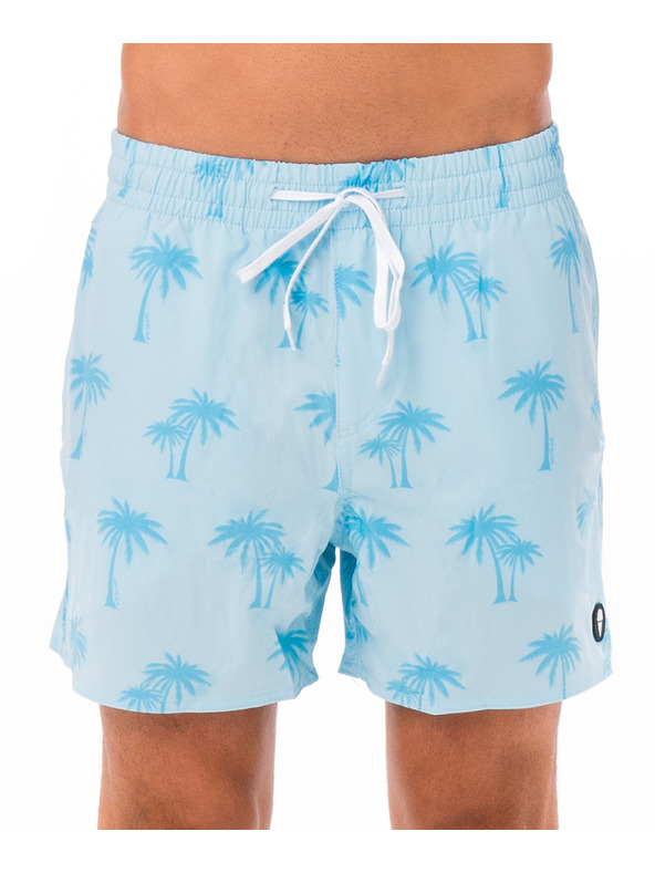 69slam Мъжки бански 69SLAM PALM BLUE