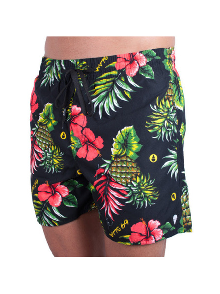 69slam Мъжки бански 69SLAM boardshort leilani black