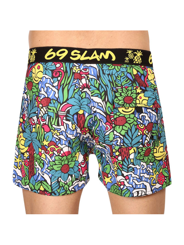 69slam Мъжки бански 69SLAM tropicamazon mateo