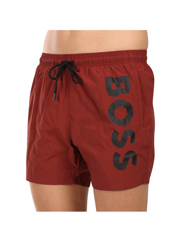 BOSS Мъжки бански BOSS червени