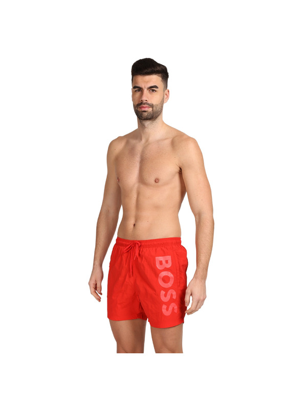 BOSS Мъжки бански BOSS червени